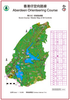 Map of Aberdeen Orienteering - master