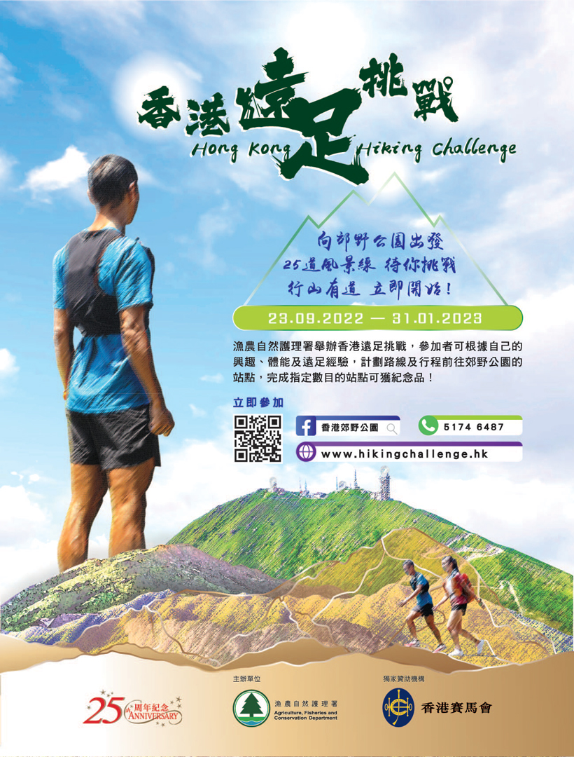 25A Hiking Challenge Poster